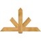 Ekena Millwork Kennewick Rough Sawn Timber Gable Bracket, Western Red Cedar, 60"W x 35"H x 4"D x 6"F, 14/12 Pitch GBW060X35X0406KEN00RWR - alternate 1